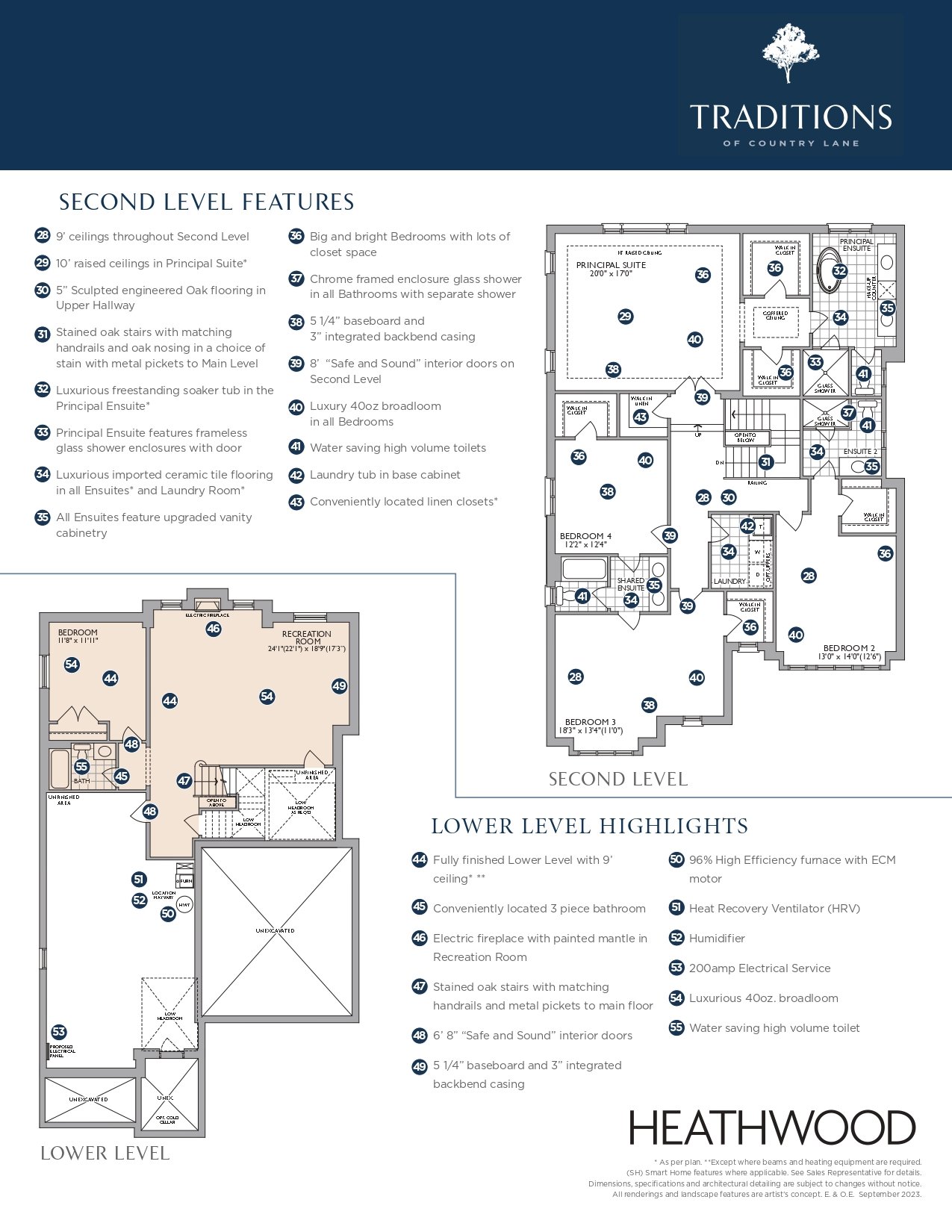 Traditions Of Country Lane features